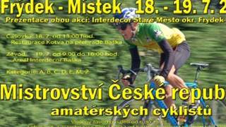 Pozvánka na mistrovství republiky amatérských cyklistů  MR S.A.C. ČR 2009