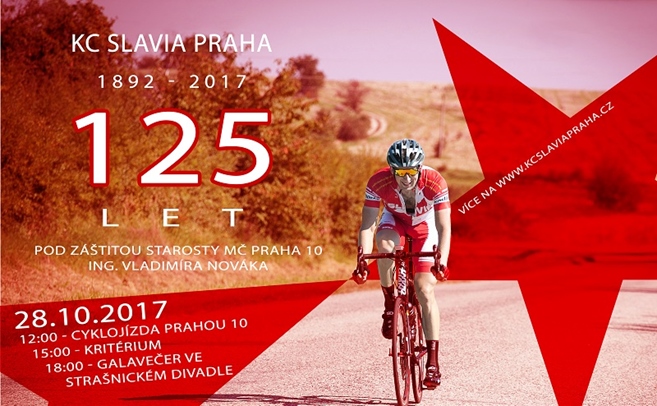 Již jen pár posledních dnů do oslavy narozenin Klubu cyklistů Slavia Praha