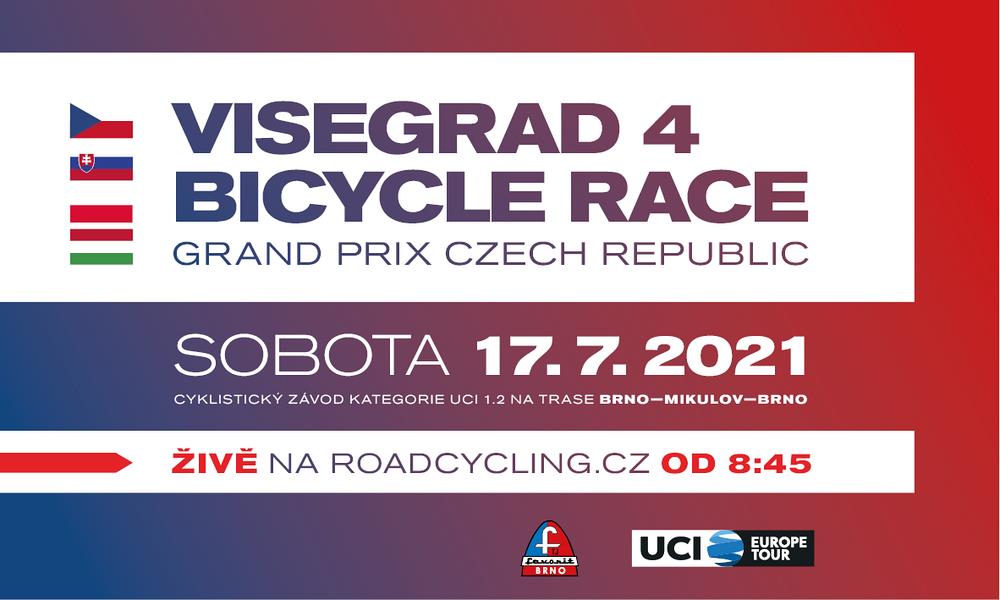 Visegrad 4 Bicycle Race GP Czech Republic v přímém přenosu