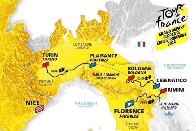 Tour de France 2024 začne v italské Florencii