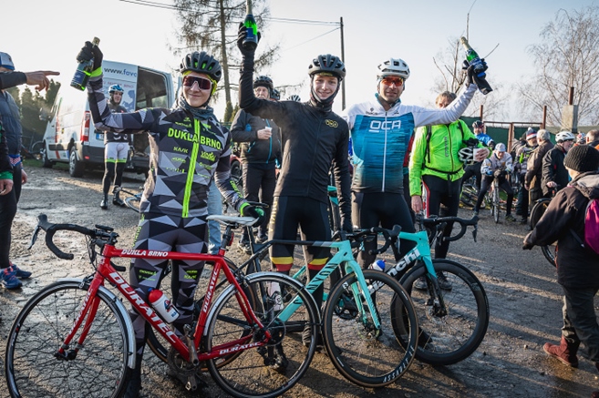 Nový rok v Brně přivítalo takřka 250 cyklistů