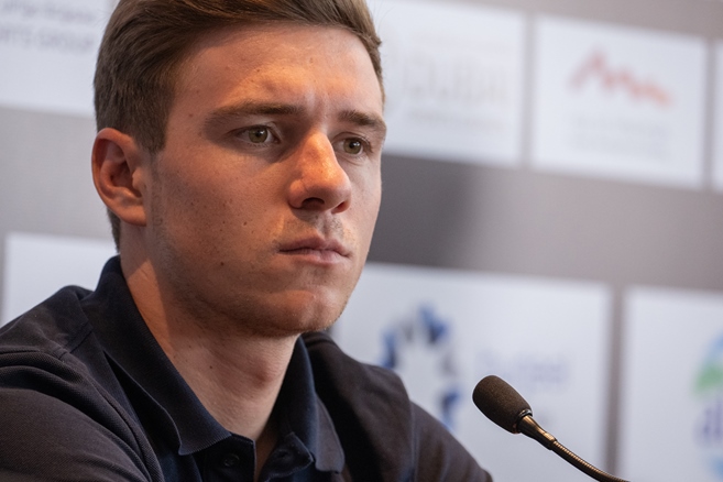 Asi je dobře, že tu není, říká Evenepoel o Pogačarovi před startem UAE Tour