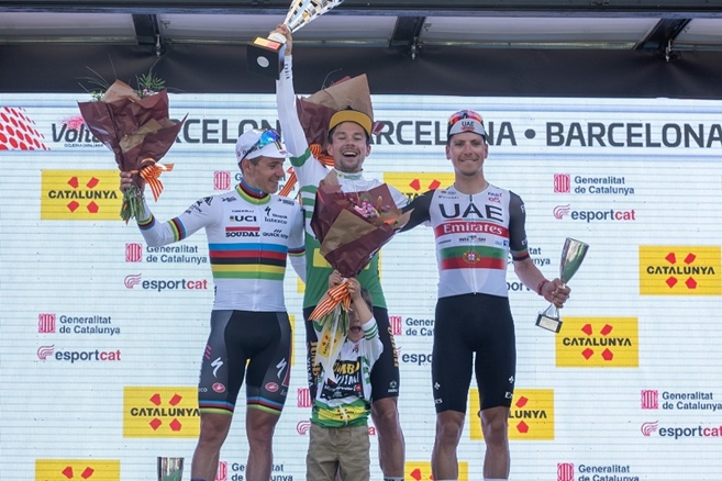Remco Evenepoel vyhrál poslední etapu, Primož Roglič celý etapový závod