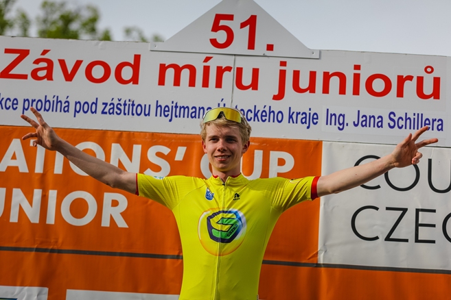 Nor Nordhagen vinner første etappe av Junior Peace Race