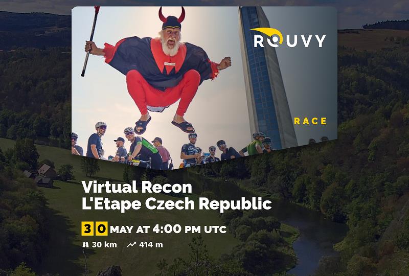 ROUVY zve na L’Etape Czech Republic Virtual Reckon Race